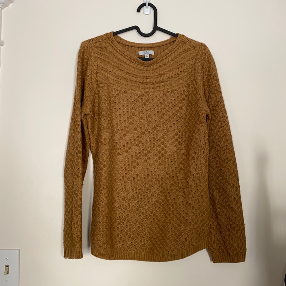 Croft and Barrow Tan Sweater